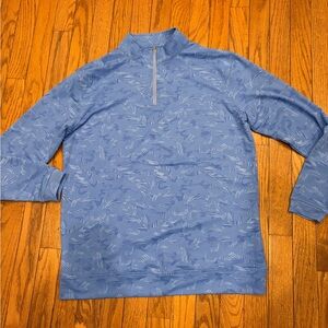 Peter Millar Light Blue Patterned Women's Sweatshirt